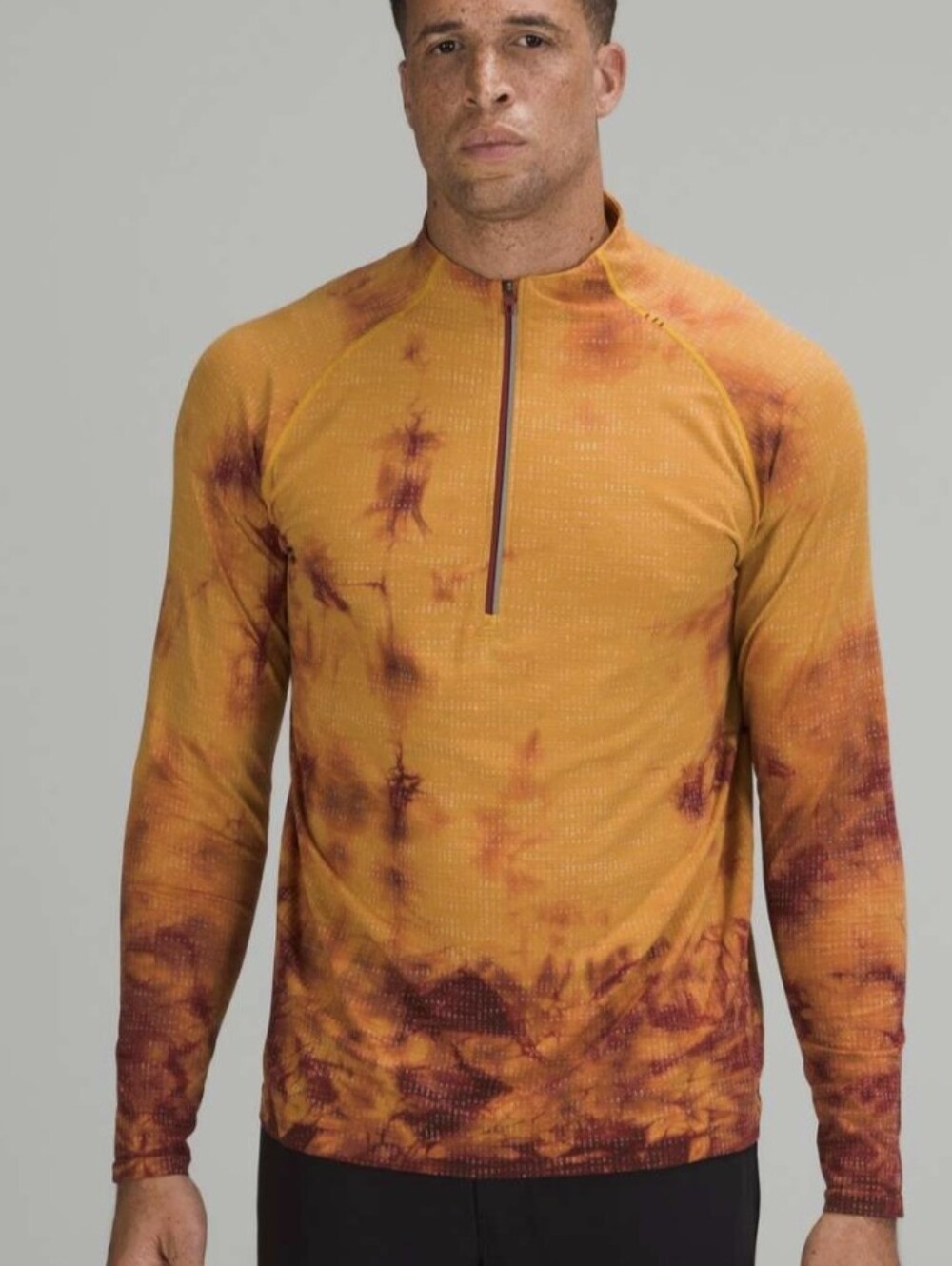 Lululemon Metal Vent Tech Half-Zip 2.0 Disconnect Marble Dye Soleil